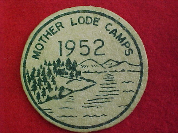 mother lode camps, 1952, felt, used