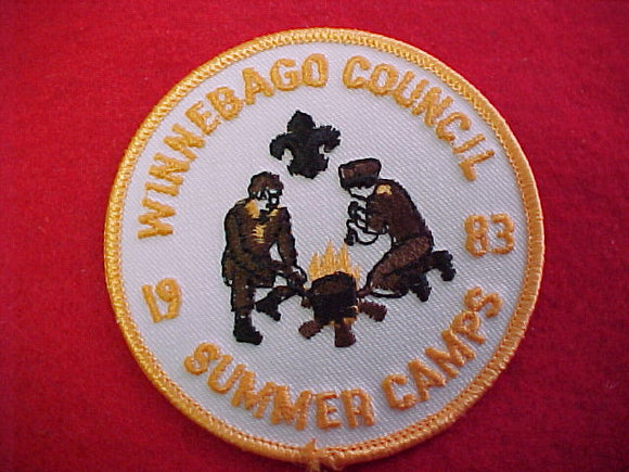 winnebago council summer camps, 1983