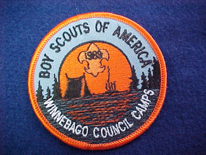 winnebago council summer camps, 1989