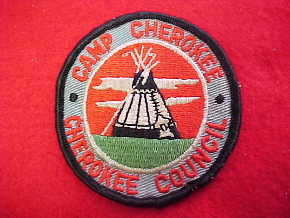 cherokee (camp), cherokee council, 1960's issue, used