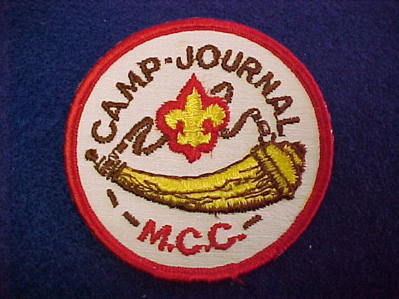 journal, milwaukee county council, red m.c.c./white twill