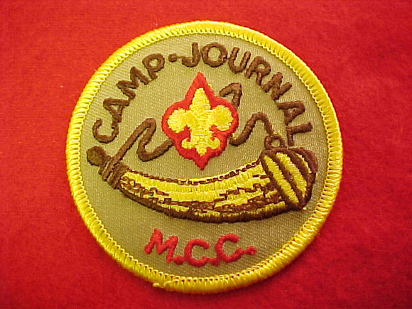 journal, milwaukee county council, red m.c.c./tan twill