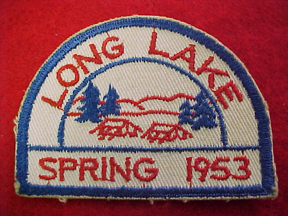 long lake, spring, 1953