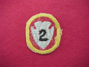Delmont Year 2 Patch 1940's-50's Issue (CA577)