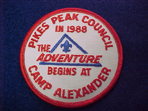 alexander, pikes peak council, 1988