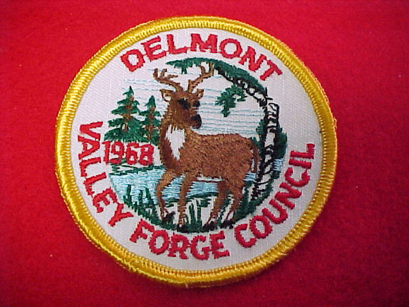 delmont, valley forge coucil, 1968