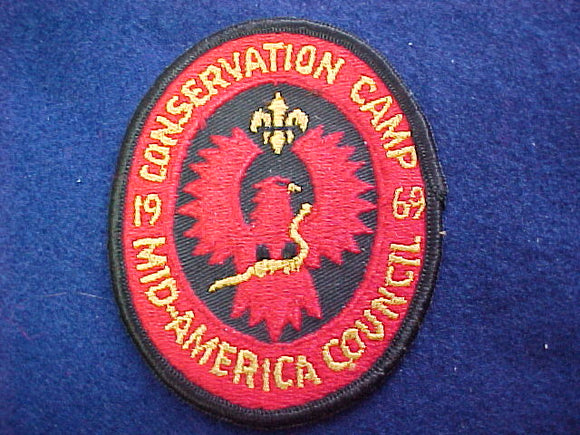 mid-america council, conservation camp, 1969