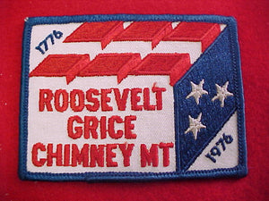 roosevelt grice chimney mt., 1976