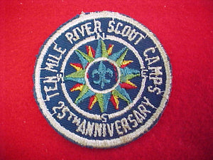 ten mile river scout camps, 25th anniv., (1952?)