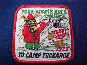 tuckahoe, york-adams area council, lets go, 1973