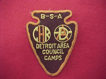 Detroit Area Council Camps CHR, D-A 1950's (CA621)