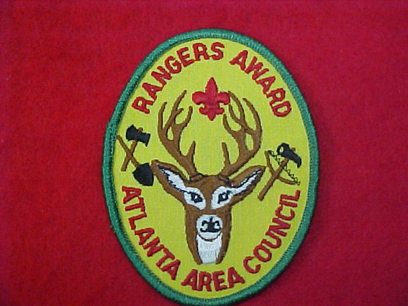 Atlanta area council Rangers award