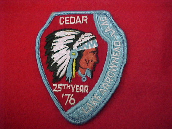 Cedar 1976 Lake Arrowhead 25th anniversary