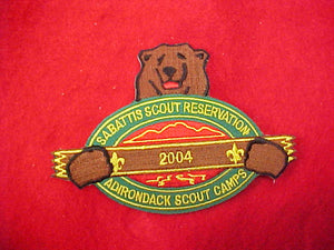 Sabattis scout resv./Adirondack scout camps 2004
