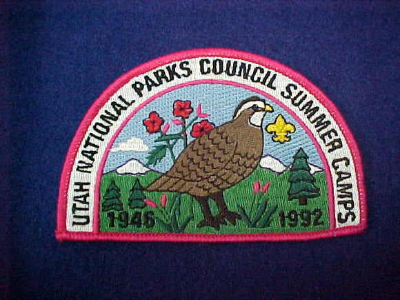 Utah National Parks council summer camps 1946-1992