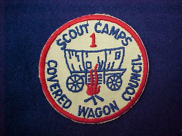 Covered Wagon council scout camps 1st year camper 1950's