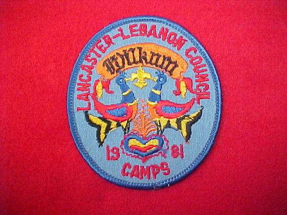 Lancaster-Lebanon council camps 1981