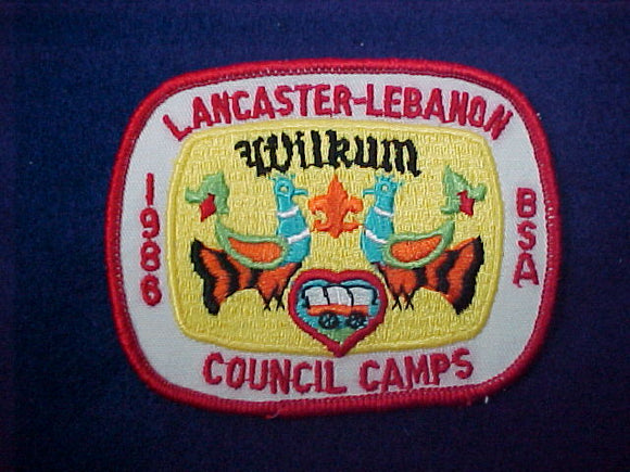 Lancaster-Lebanon council camps 1986