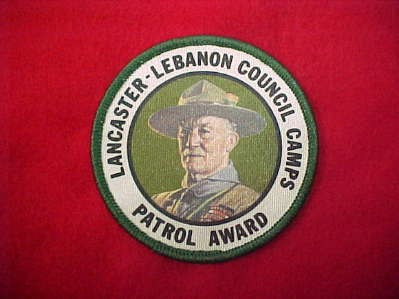 Lancaster-Lebanon council camps Patrol award