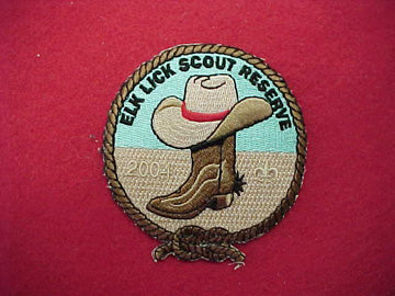Elk Lick Scout Reservation 2004, red hat band