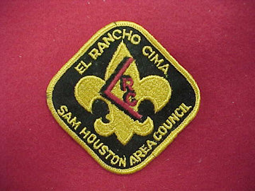 El Rancho Cima Cloth back, Black Twill 1960's (CA690)