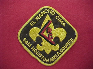 El Rancho Cima Cloth back, Brown, Used 1960's (CA691)