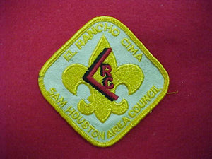 El Rancho Cima Cloth back, Used. 1960's (CA694)