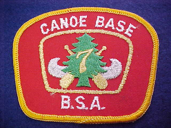 region seven canoe base, loaf shape