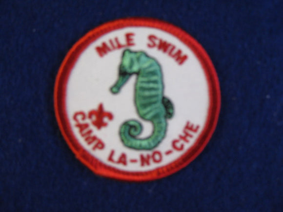 La-No-Che , Mile Swim , White Twill background