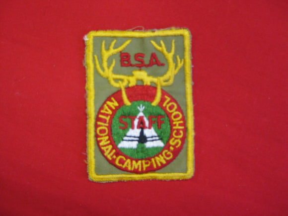 national Camp School , STAFF , Cut Edge , Green Twill , Used