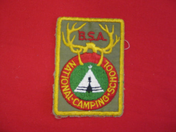 national Camp School , Cut Edge , Green Twill , Used