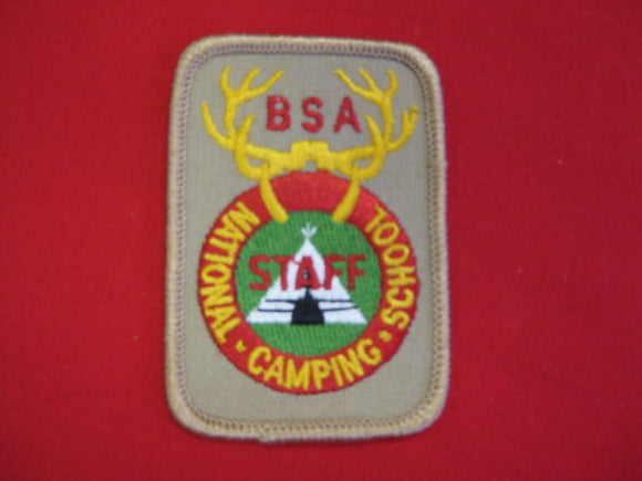 National Camp School , Staff, Tan Twill