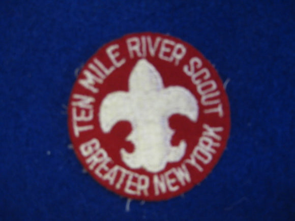 Ten Mile river Scout , 1940's , Felt , 2