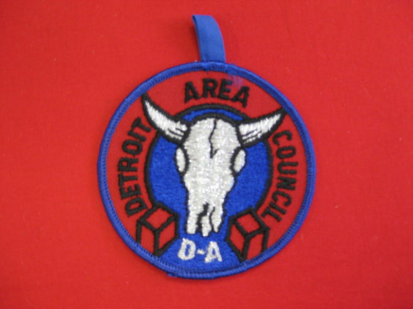 D-Bar-A Patch, 1970, Blue Border , Red Twill