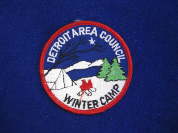 Detroit Area Council , Winter Camp , Plastic back