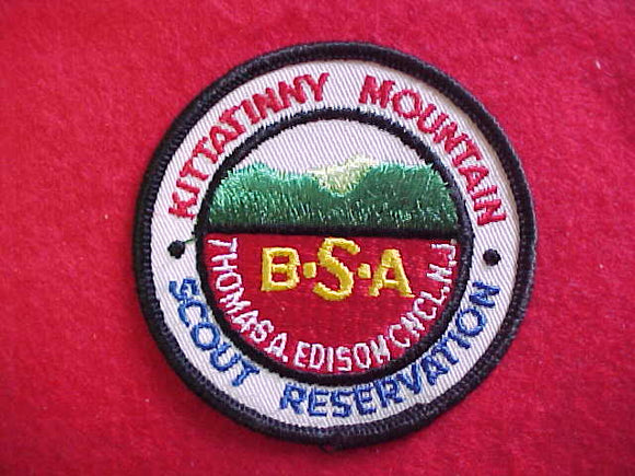 KITTATINNY MOUNTAIN SCOUT RESV 1960'S ISSUE