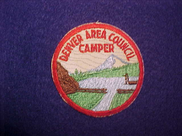 DENVER AREA COUNCIL CAMPER 1950'S ISSUE