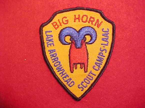 LAKE ARROWHEAD SCOUT CAMPS,BIG HORN LA AREA,1960'S ISSUE