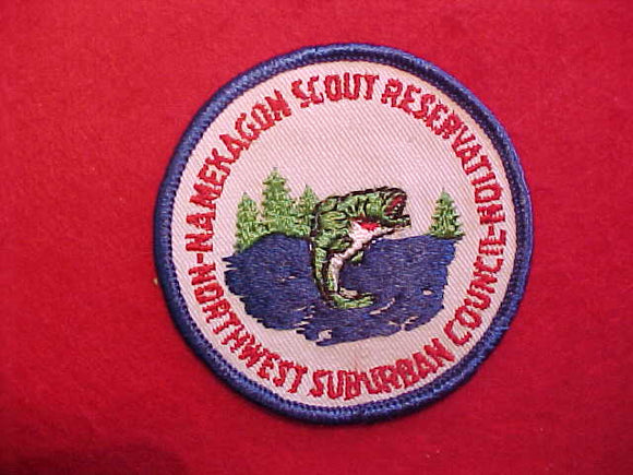 NAMEKAGON SCOUT RESV NWSC,1960'S ISSUE,CLOTH BACK