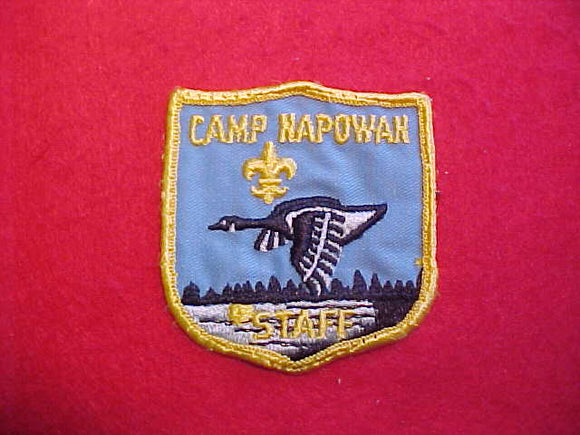 NAPOWAN STAFF NWSC SHIELD,USED