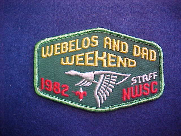 NAPOWAN NWSC 1982 STAFF WEBELOS AND DAD WEEKEND