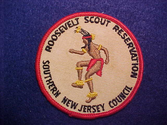 ROOSEVELT SCOUT RES,SNJ COUNCIL,1960'S,USED