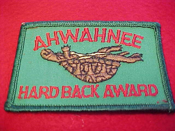 AHWAHNEE HARDBACK AWARD, 1960'S ISSUE