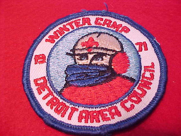 DETROIT AREA COUNCIL 1971 WINTER CAMP, No loop