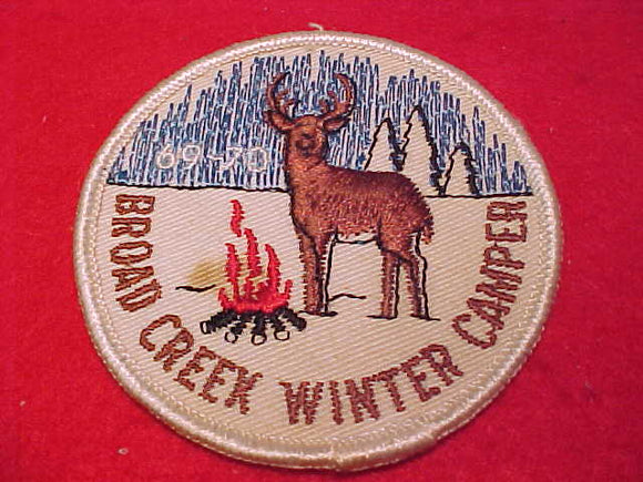 Broad Creek, Winter Camper, 1969-70, used