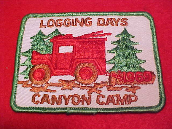 Canyon Camp, Logging Days, 1969