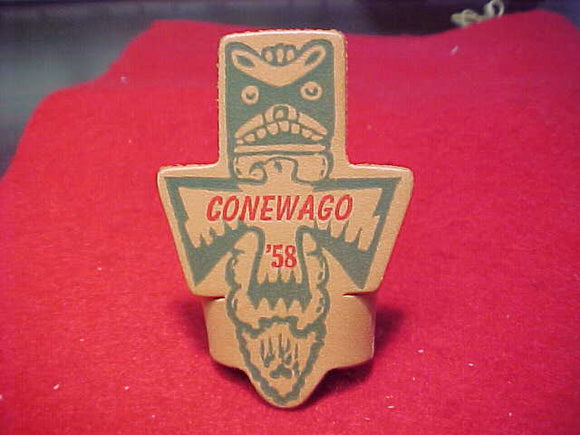 Conewago, leather slide, 1958