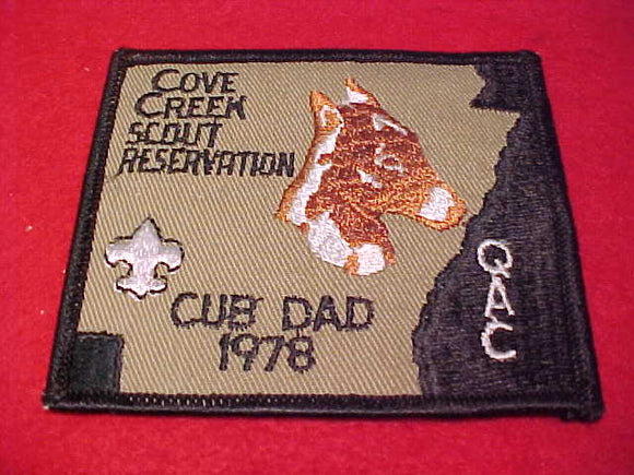 Cove Creek Scout Resv., Cub Dad, 1978