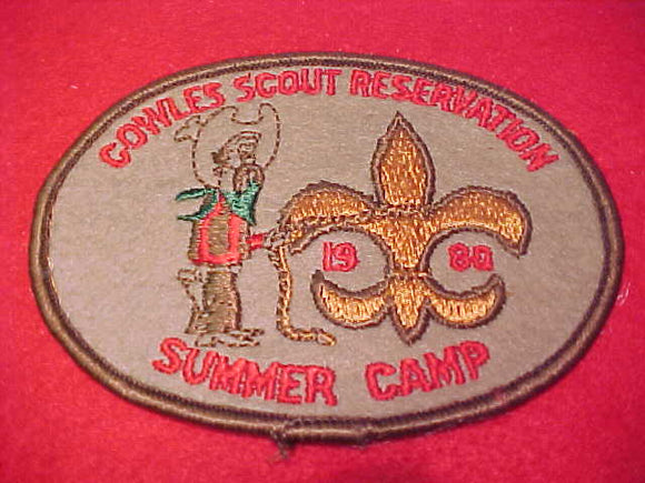 Cowles Scout Resv., Summer Camp, 1980