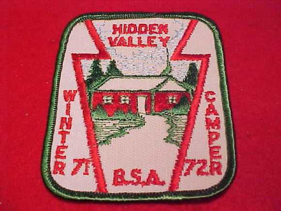 Hidden Valley, Winter Camper, 1971-72
